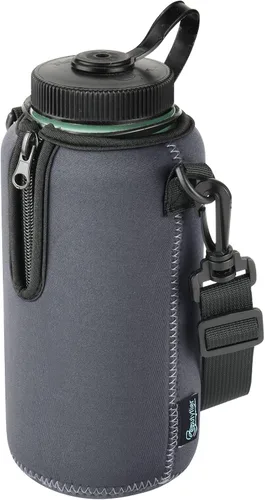 Vista 9 de Beautyflier Funda aislante de neopreno para botella de agua, compatible con botella de agua Nalgene de 32 onzas, con correa de hombro ajustable