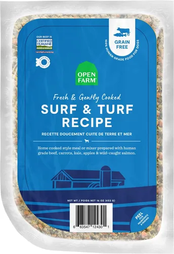Vista 7 de Open Farm, Harvest Chicken - Alimento para perros recién hecho a mano, sin granos, bolsa de 16 onzas (paquete de 8) Vet-Approved & Gently Cooked