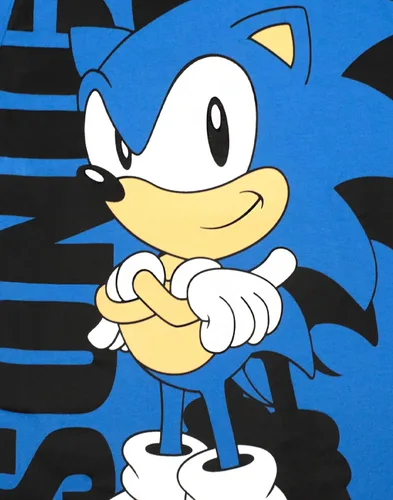 Vista 2 de Sonic The Hedgehog Camiseta para niños azul Superpersonic Game Kids Top