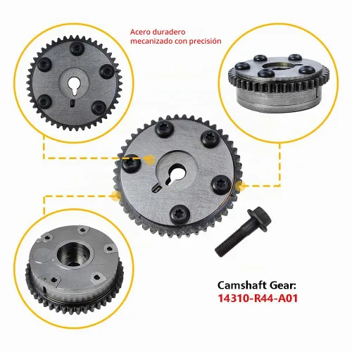 Vista 2 de Distribución de la válvula variable del motor (VVT) Engranaje del piñón Phaser del árbol de levas Apto para Honda 2008-2012 Accord, 2012-2014