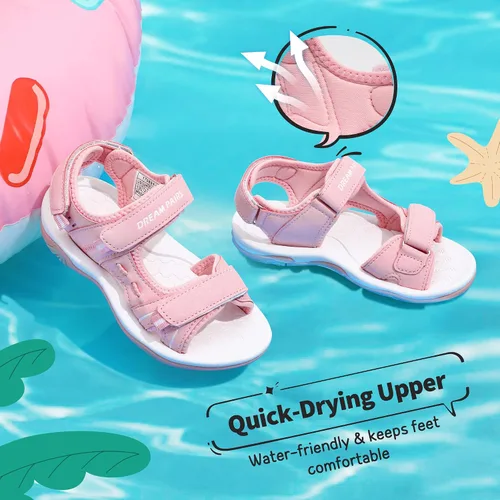 Vista 2 de DREAM PAIRS Sandalias deportivas de verano para niños y niñas (niños pequeñosniñosgrandes)