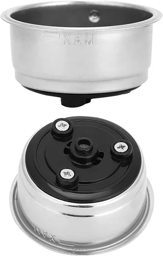 Vista 10 de Haofy Cesta de filtro de café, tazas de filtro de café desmontables, accesorio de filtro de máquina de café de acero inoxidable para oficina en casa