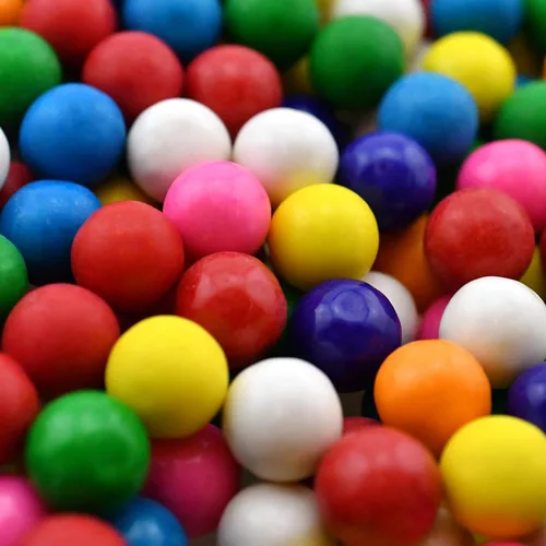 Vista 2 de Dubble Bubble Gumball Machine Refill Carton - Bolas de Chicle a Granel - Chicles de 0.625 Pulgadas Surtidos para Mini Dispensador de Dulces Pequeño