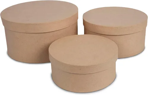 Vista 11 de Hobby Lobby - Juego de 3 cajas cuadradas de papel con tapa