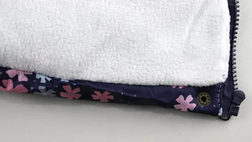 Vista 5 de Miss Bei Abrigo de niña resistente al agua con capucha para niños pequeños parka con estampado de flores abrigo de algodón cálido con capucha