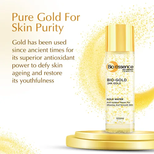 Vista 7 de Bio-esencia Bio-Oro Oro Agua 3.4 fl oz