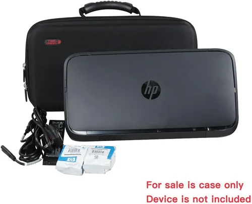 Vista 6 de Hermitshell Estuche rígido de viaje para HP OfficeJet 250 Impresora móvil inalámbrica Scanner Copier (CZ992A) (negro)