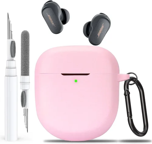 Vista 19 de Olytop Funda para auriculares Bose QuietComfort Ultra de 2ª generación (2025)/Ultra (2023)/QC II (2022) con kit de limpieza, cubierta de silicona