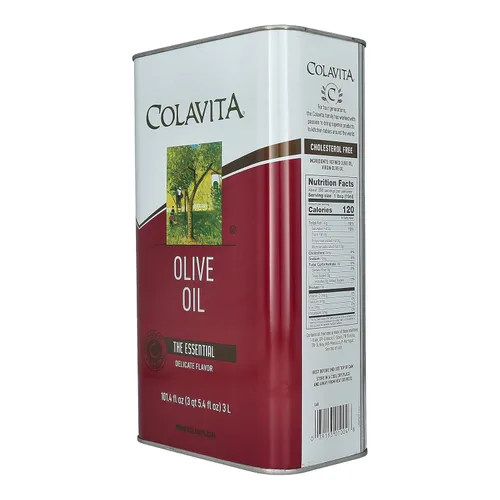 Vista 2 de Colavita Aceite de oliva ligero y mantecoso en lata, 101.4 fl oz