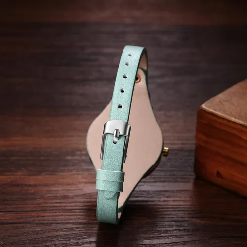 Vista 3 de Avaner Relojes de cuarzo de cuero para mujer correa delgada con cara pequeña para mujer, elegante vestido de pulsera