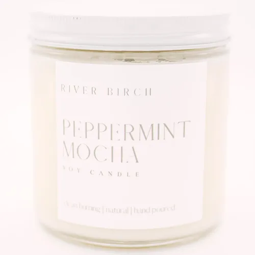 Vista 46 de River Birch Candles - Vela perfumada de almendra y miel Velas en tarro de ámbar de soja de primera calidad, totalmente naturales, no tóxicas, 8.5