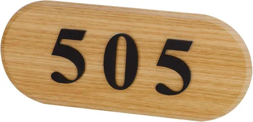 Vista 16 de Letrero personalizado con número de casa en 3D, placa de letrero personalizable con logotipo personalizado, placa de texto, pizarra, para interiores