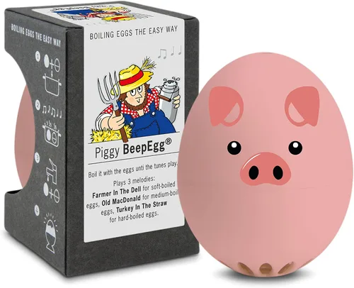 Vista 10 de BeepEgg Oso – Temporizador de Huevos para Hervir Huevos – Cocinador de Huevos Musical para Huevos Blandos, Medios y Duros – Seguro para Alimentos