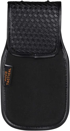 Vista 5 de ROCOTACTICAL Funda para radio entretejida en cesta, funda universal para radio para cinturón de servicio de aplicación de la ley