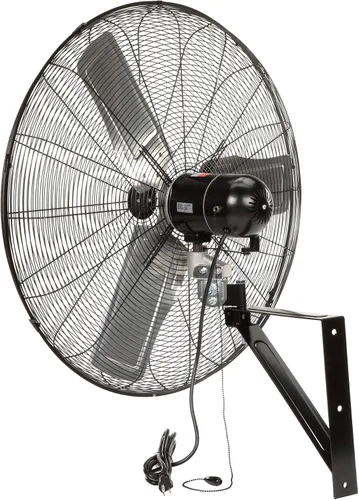 Vista 10 de TPI Corporation CACU30WO Ventilador oscilante de montaje en pedestal de alta velocidad de 30 pulgadas para garaje, comercial, industrial, motor de 3