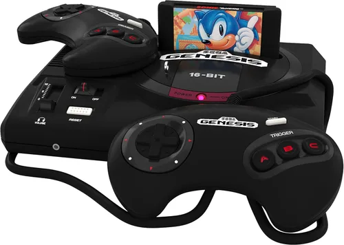 Vista 2 de Hallmark Keepsake Adorno de Navidad 2022, consola SEGA Genesis, luz y sonido y adorno de Navidad 2022, consola Nintendo Super NES, sonido y luz