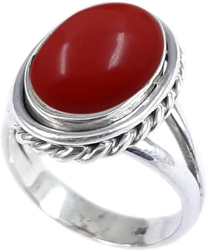 Vista 24 de Anillo fino de plata esterlina 925 para mujer, hecho a mano, joyería de piedras preciosas, anillo de moda (1379)