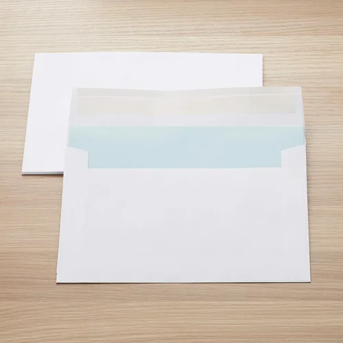 Vista 9 de Amazon Basics Sobres de invitación en blanco A9 con cierre de despegar y sellar, 5-3/4 x 8-3/4 pulgadas, color blanco, paquete de 100