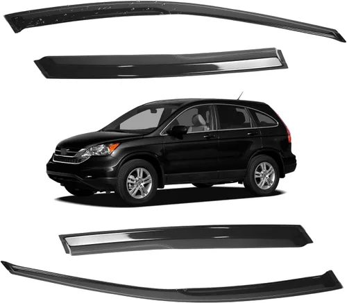 Vista 167 de Viseras para ventanas para Mazda 3 Sedán 4 puertas 2004 2005 2006 2007 2008 2009 estilo JDM Mugen, deflector de viento, protector solar y de lluvia