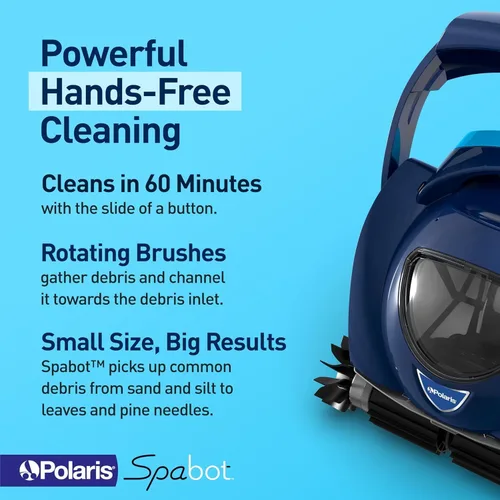 Vista 5 de Polaris Spabot - Limpiador de spa automático manos libres, diseñado para spas en el suelo y jacuzzis sobre el suelo
