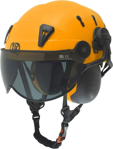Vista 4 de KONG Spin CE ANSI SZ. Casco de trabajo unisex, color naranja