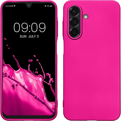 Vista 89 de kwmobile Funda compatible con Samsung Galaxy A12 - Funda protectora de silicona TPU suave y delgada - Azul Báltico
