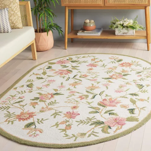 Vista 28 de SAFAVIEH Chelsea Collection - Alfombra decorativa de 1 pies 8 pulgadas x 2 pies 6 pulgadas, color negro, lana de campo francesa enganchada a mano