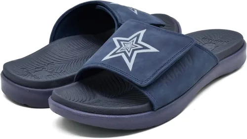 Vista 7 de KuaiLu Sandalias deportivas para hombre con cojín suave y soporte de arco para fascitis plantar, puntera abierta, ajustables, para interiores