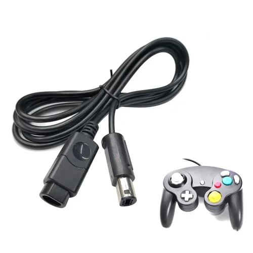 Vista 4 de Sara-u 2 cables de extensión de controlador de 5.9ft compatibles con N GameCube