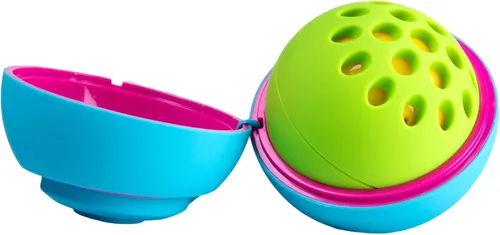 Vista 2 de Fat Brain Toys OombeeBall - Rompecabezas sensorial de anidación para bebés y niños pequeños