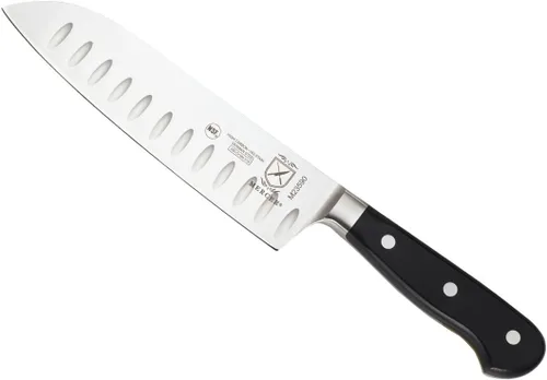 Vista 5 de Cuchillo de chef, Mercer Culinary Renaissance, forjado de 8 pulgadas, cuchillo de pelar forjado 63.5 cm , 2.5", Negro