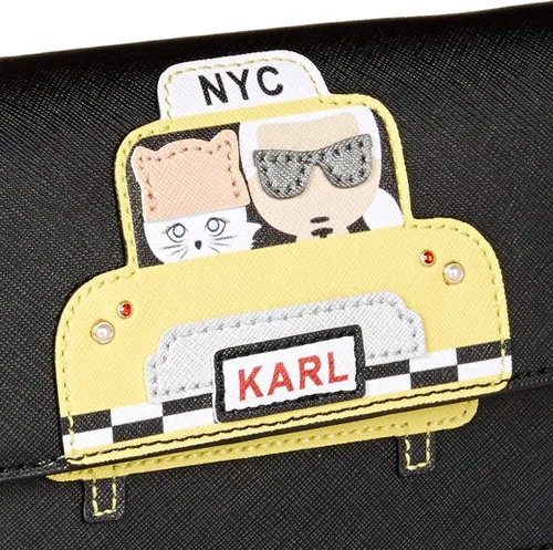 Vista 3 de Karl Lagerfeld Paris Bandolera Maybelle con solapa