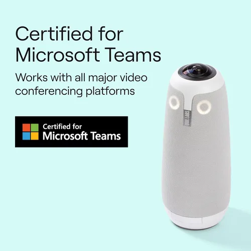 Vista 14 de Meeting Owl 3 Premium Pack: cámara inteligente de videoconferencia HD de 360 grados, micrófono y altavoz
