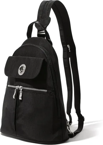 Vista 7 de Baggallini Mochila convertible de Nápoles, Negro, talla única