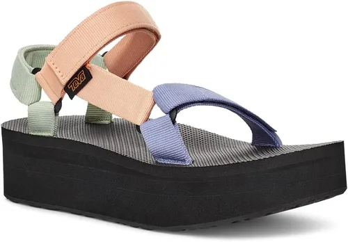 Vista 27 de Sandalia Teva de plataforma universal para mujer Balance Oliva Quemada