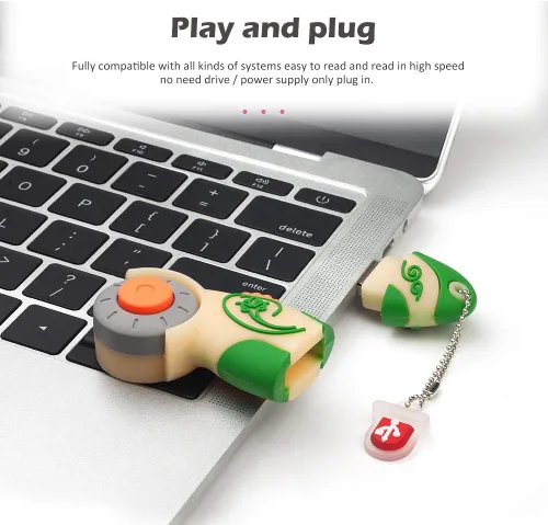 Vista 6 de Novedad USB Flash Drive 16GB Rotary Cutter Forma Pulgar Drive Regalo Pendrive