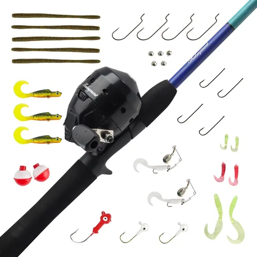 Vista 4 de Shakespeare Catch More Fish Combo de carrete y caña de pesca con kit Ladies