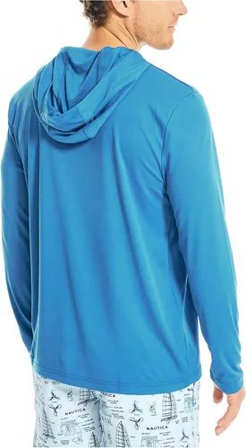Vista 3 de Nautica Camiseta de natación estándar de manga larga con capucha para hombre