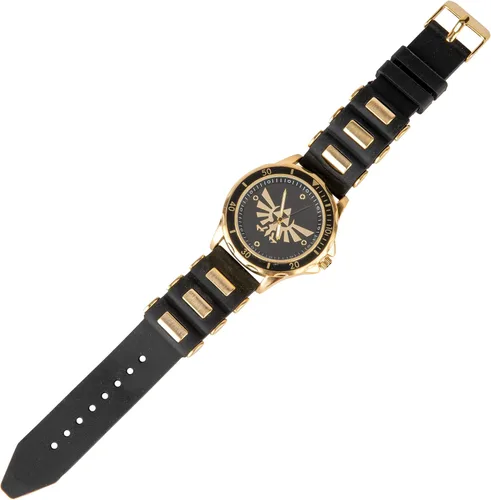 Vista 3 de Accutime Reloj Zelda Triforce con banda de goma