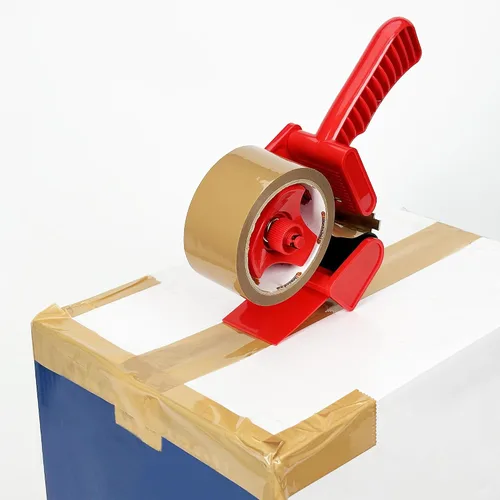 Vista 7 de TAPEBEAR Cinta de embalaje marrón, 12 rollos, repuestos de cinta de embalaje resistente de 1.88 pulgadas x 55 yardas para cajas, cinta marrón