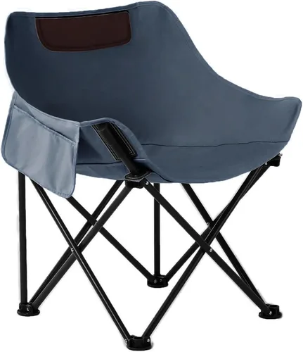 Vista 6 de Silla de camping portátil – Sillas plegables de alta resistencia, plegable, resistente, plegable, ligera, compacta, para campamento al aire libre