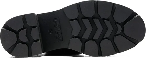 Vista 5 de DREAM PAIRS Chelsea - Botas de plataforma para mujer con tacón grueso, suela de lengüeta, botines