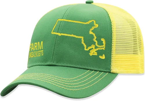 Vista 126 de John Deere Gorra de béisbol con logotipo y malla trasera con contraste, para hombre