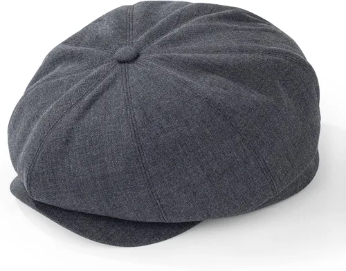 Vista 7 de Gorra de Newsboy de 8 paneles para hombre, gorra plana para novatos Cabbie