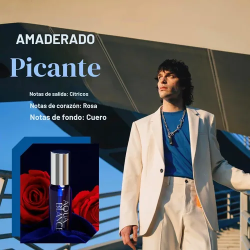 Vista 4 de AQUA BLANCE Spray Corporal Para Hombres, 2.1 Fl Oz/60 ML, Set de 3 Piezas de Tamaño de Viaje