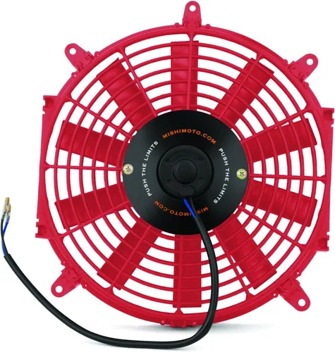 Vista 5 de Mishimoto Ventilador eléctrico delgado de 12", azul