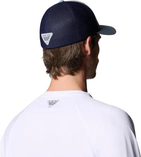 Vista 37 de Columbia Gorra de bola de malla Bandera antigua de malva/blanco/pescado