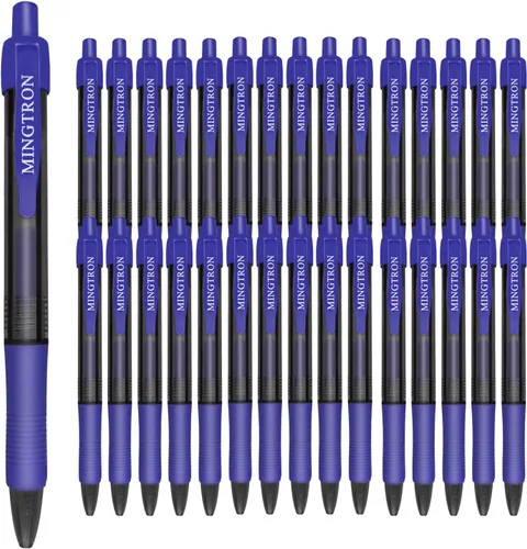 Vista 9 de Paquete de 30 bolígrafos de gel de punta fina negra, sin manchas, retráctiles, 0.020 in, tinta negra