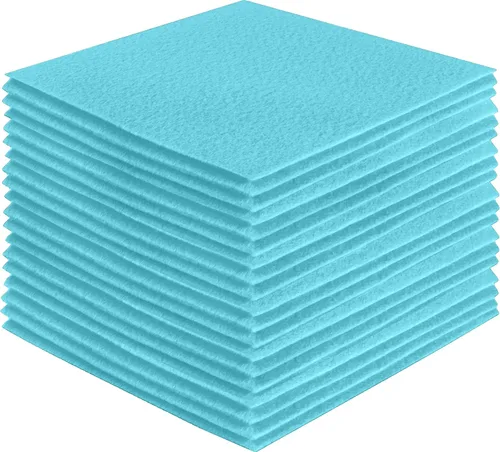 Vista 104 de FabricLA Hojas de fieltro acrílico para manualidades, cuadrados de fieltro precortados suaves de 4 x 4 pulgadas (3.9 in x 3.9 in), utiliza hojas