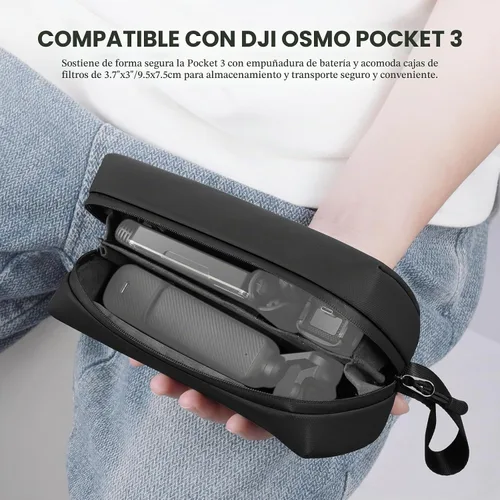 Vista 2 de NEEWER Bolsa de transporte para bolsillo 4 bolsillos 3, protección a prueba de polvo, a prueba de salpicaduras, absorción de golpes, resistente a
